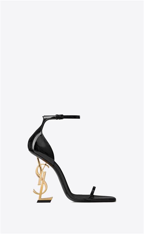 saint laurent black heels